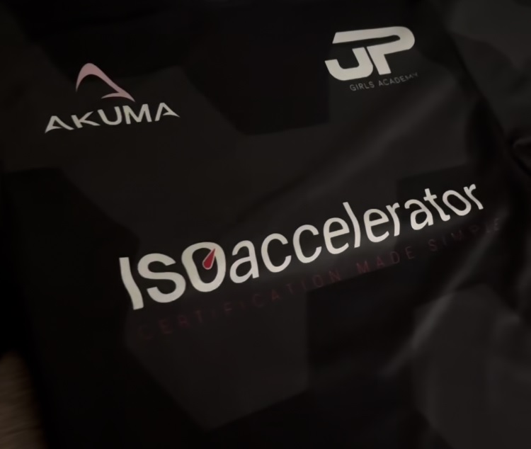 Football shirt with ISO Accelerator sponsor logo