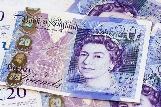 British twenty-pound notes